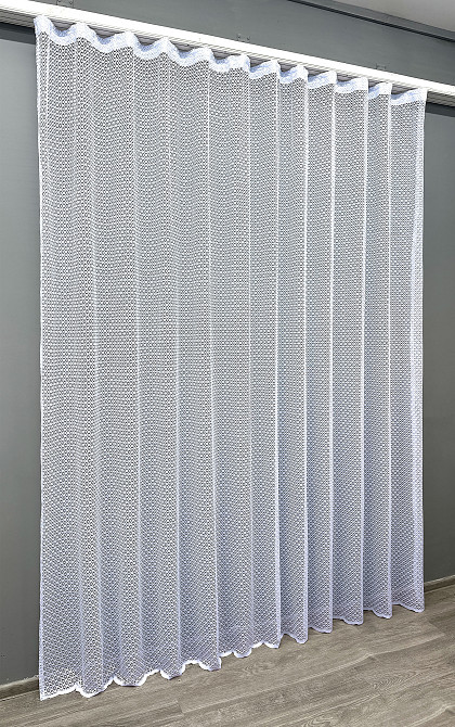 Тюль VR-Textil 1589т Сітка Холодний білий 300х270 см (42-0537) Київ - фото 3