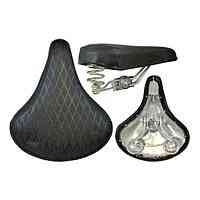 Седло велосипедное (черное, мягкое, железная основа) Мукачево