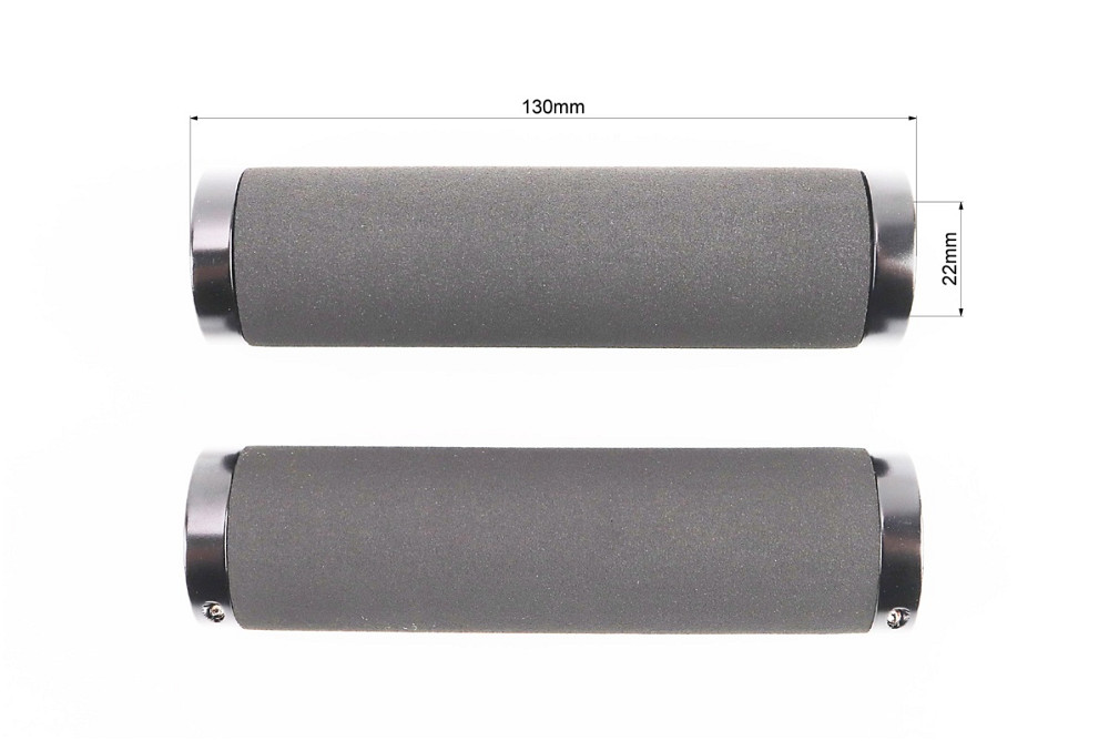 Ручки керма 130мм з затискачем Lock-On з двох сторін, неопренові, чорні SBG-672 Киев - изображение 2