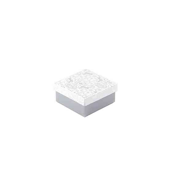 Коробка подарункова "Silver" 8 х 8 х 8 см Рівне