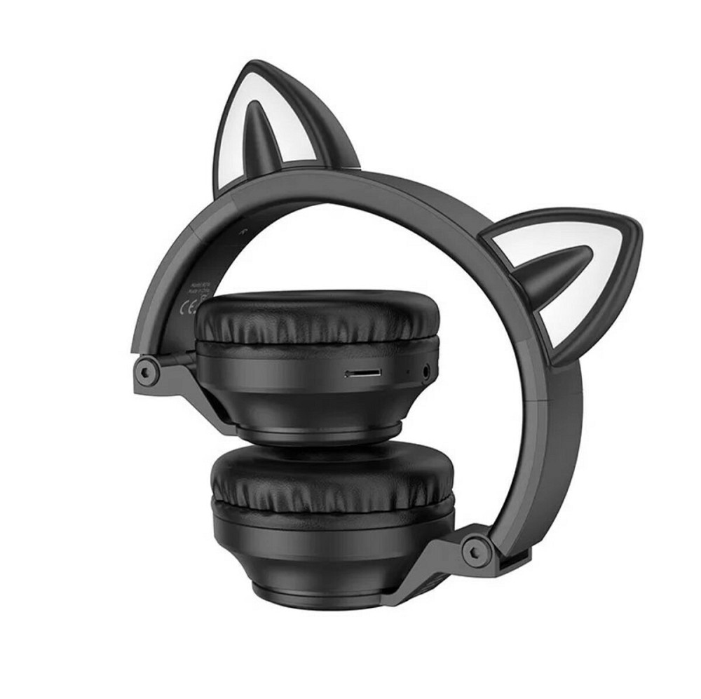 Навушники BOROFONE BO18 Cat ear BT headphones Black (6974443384949) Київ - фото 2