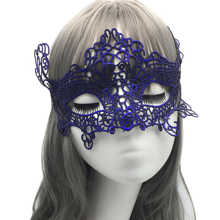 Карнавальна маска на очі one size синій Київ - фото 4