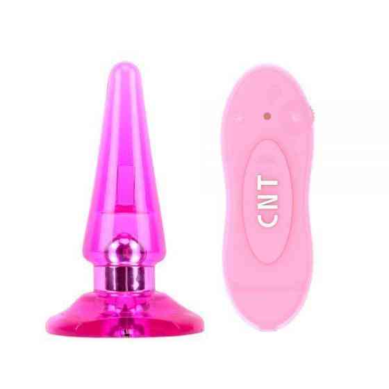 Анальний плаг із вібрацією NICOLE'S Anal Pleaser, Pink Sex Aura Київ