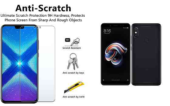 Захисне скло NeoGlass для Xiaomi Redmi Note 5, Note 5 Pro – надпрозоре та стійке Київ
