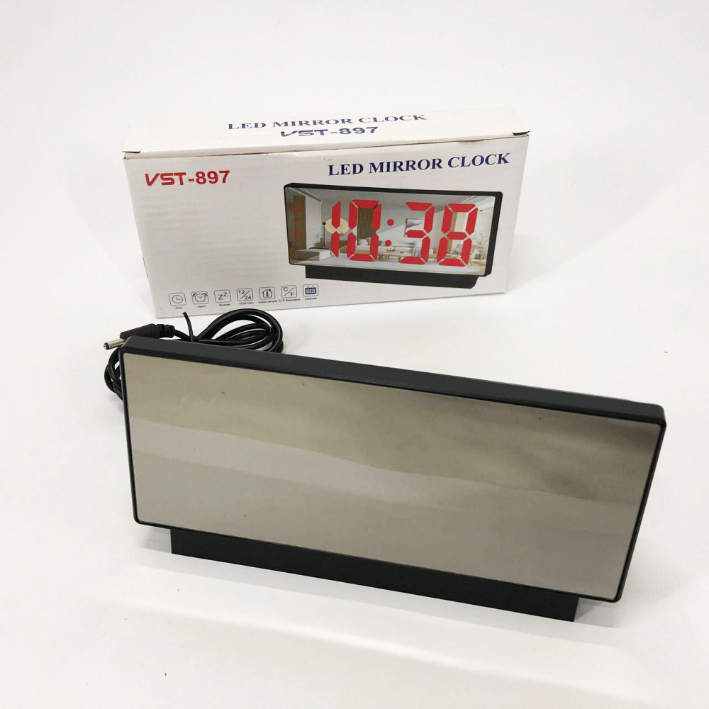 Настольные LED часы VST-888-5, Часы светодиодные настольные хорошие, Зеркальные SJ-363 декоративные часы Киев - изображение 8