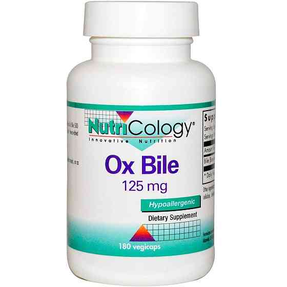 Экстракт бычьей желчи Nutricology Ox Bile 180 капс Киев