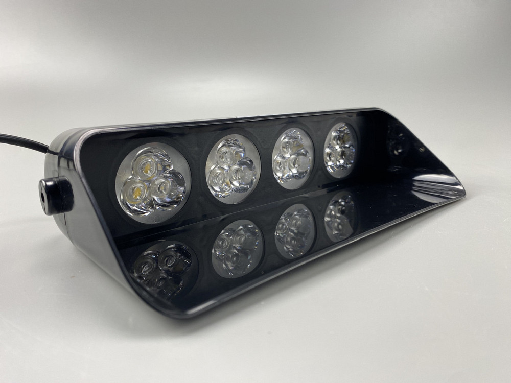 Маячок проблисковий S5 стробоскоп 9-80V 12 led діодів помаранчевий спалах під скло, світлодіодний стробоскоп Мукачево - фото 9