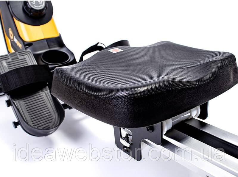 Гребной тренажер Besport BS-6032R SWIMMER магнитный для дома черно желтый кардиотренажер с 8 уровнями нагрузки и LCD дисплеем Киев - изображение 16