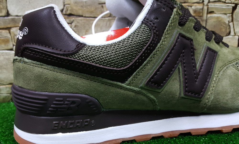 Чоловічі кросівки New Balance Black/Green ML574EGK Суми - фото 6