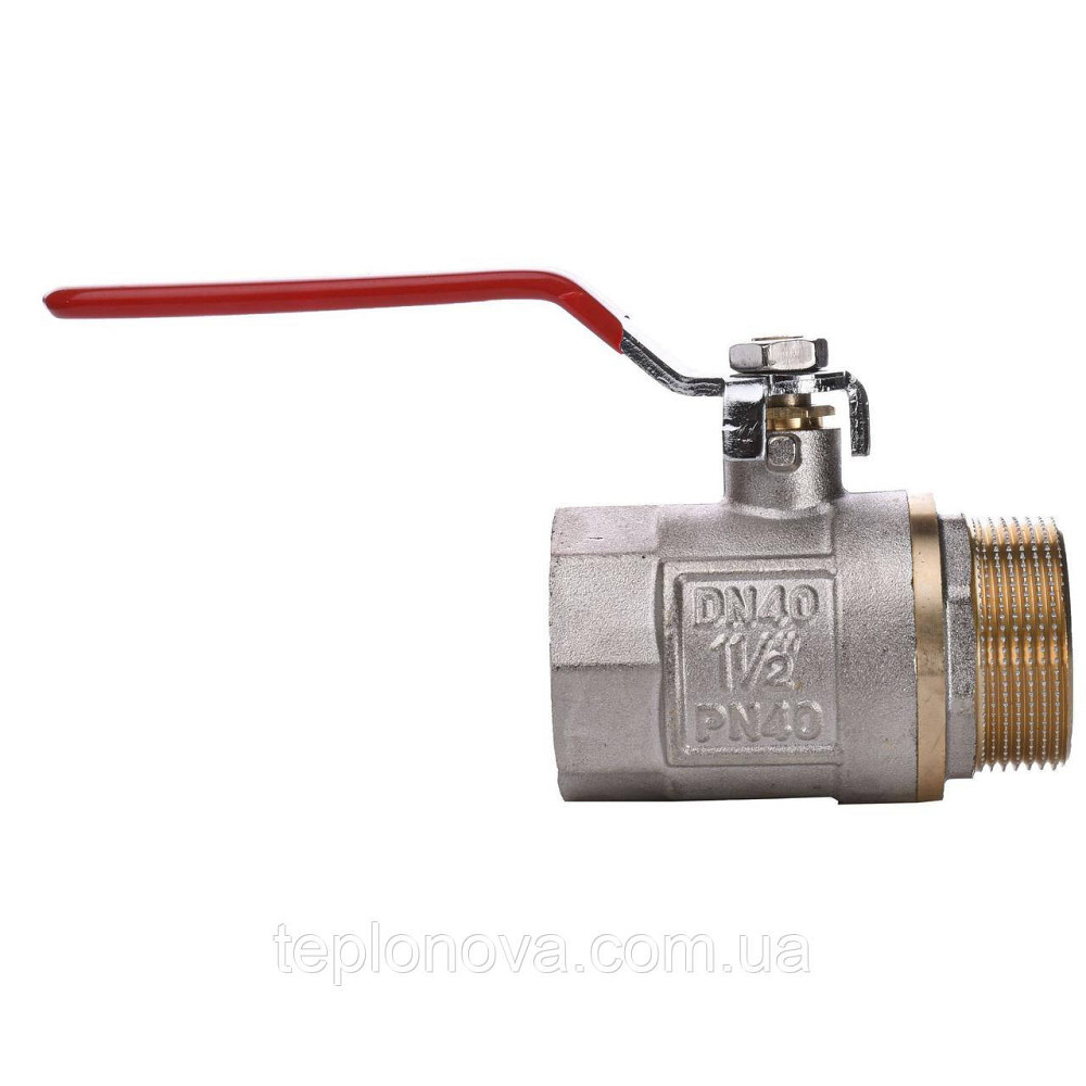 Кран шаровый прямой Q PROFESSIONAL 1 1/2″ НВ КР PN40 QP152 Черновцы - изображение 2