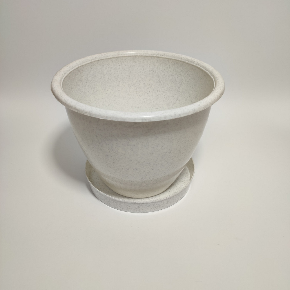 Цветочный горшок с подставкой 