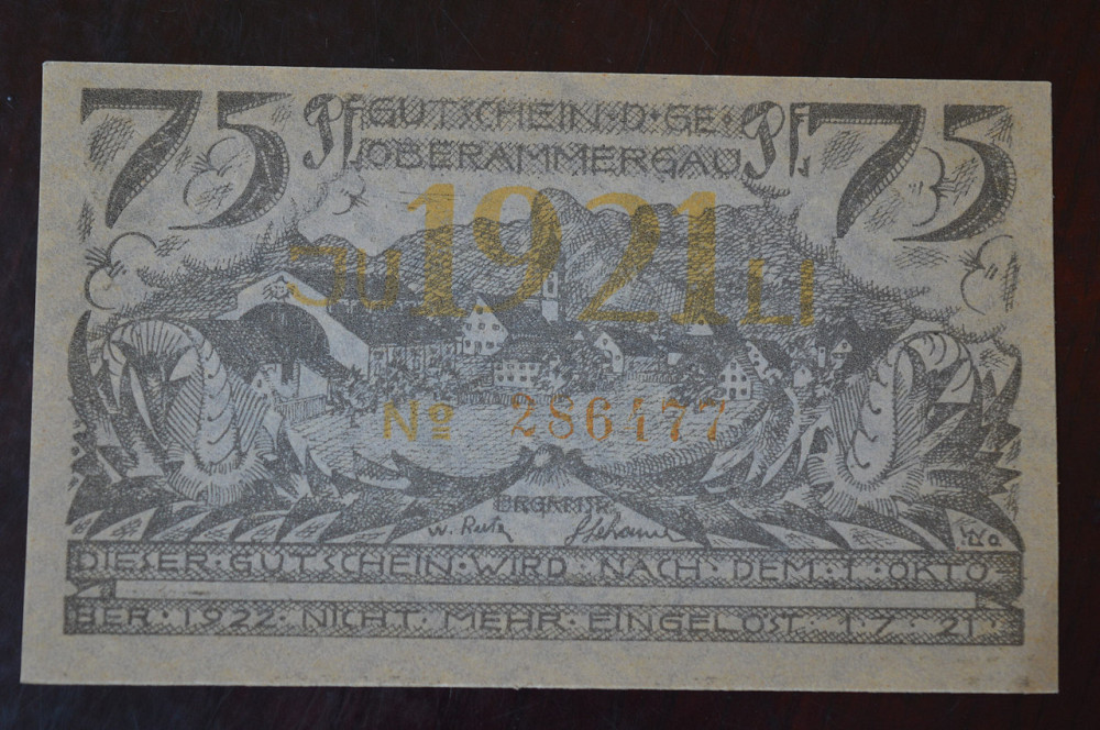 Німеччина. Нотгельд. 75Pf ( 8 ) Полтава - фото 1