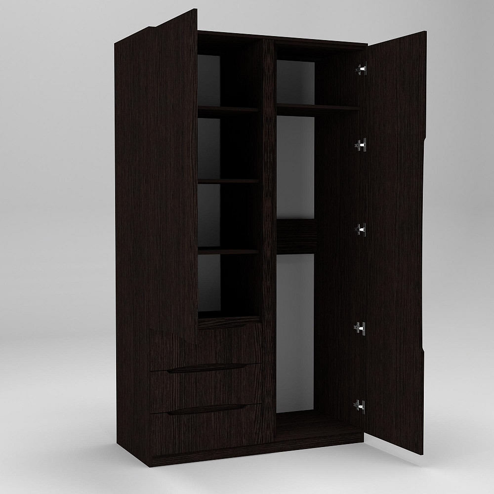 Шкаф Дельта 1, Венге Магия, 1200х550х2100 Львов - изображение 2