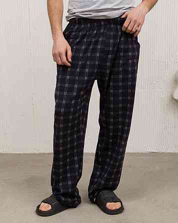 Чоловічі піжамні штани — темно-сині картаті Tom John 2001Ш M Київ