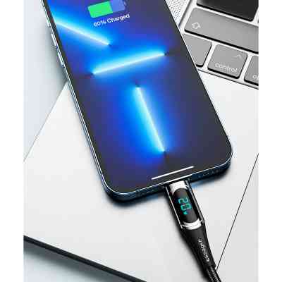 Дата кабель USB-C to Lightning 2.0m 20W Digital Display blue Essager (EXCTL-YDA03) Вінниця