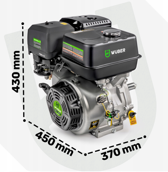 Двигатель внутреннего сгорания 420см3 15л.с. ВАЛ 25,4мм Wuber W41006 (Польша) Киев - изображение 8