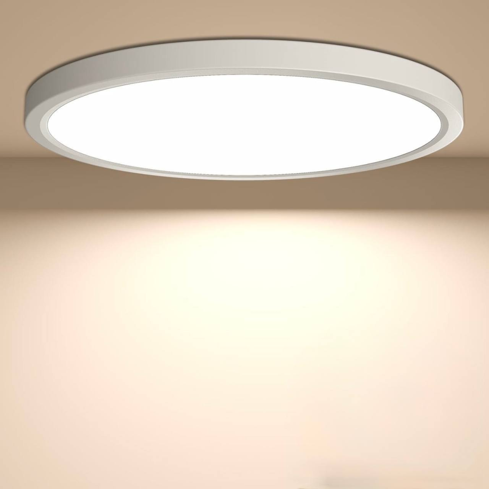 Стельовий LED-світильник YiLaie 24 Вт, 4000K, 2640 Лм, IP44, Ø30 см, ультратонкий 2,2 см, нейтральне біле світло Київ - фото 2