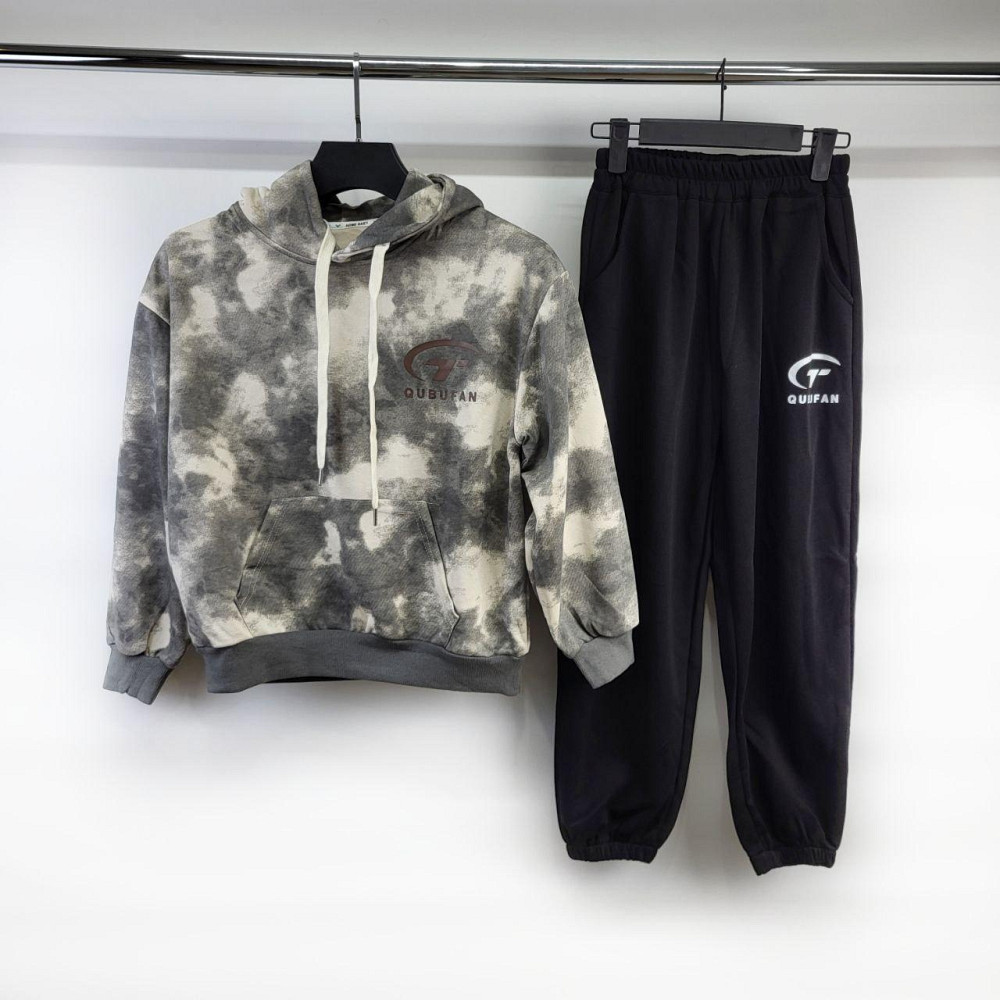 Детский спортивный костюм оверсайз двунитка для мальчика подростка на 9,10,11,12 лет Николаев - изображение 2