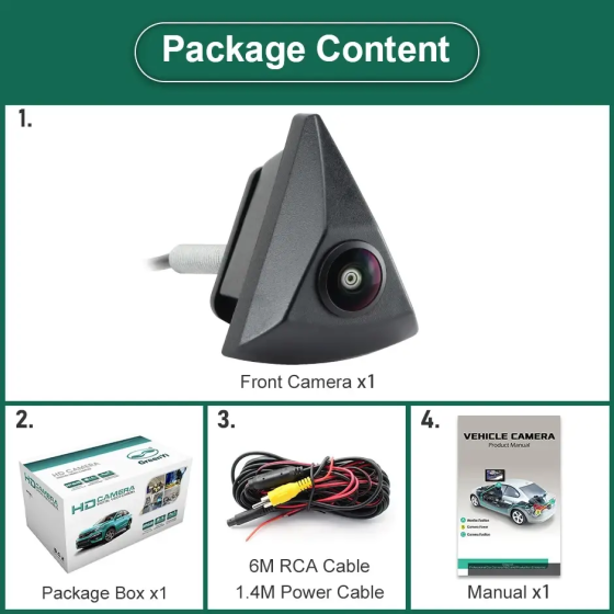 Камера переднего вида для Volkswagen AHD-720P VW-F Киев