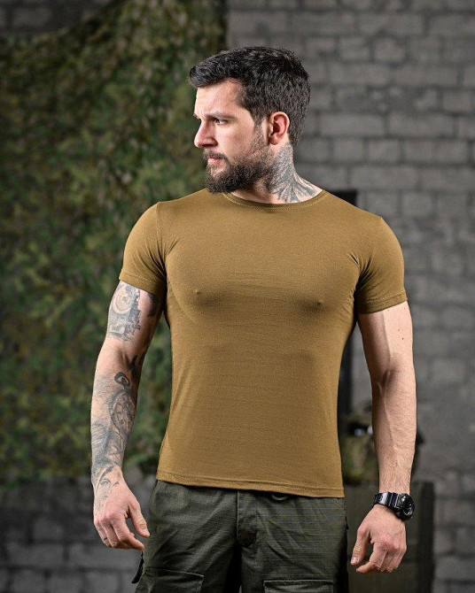 Трикотажная милитари футболка любовь носит пикссель кайот ДЛ6515 Одесса - изображение 8