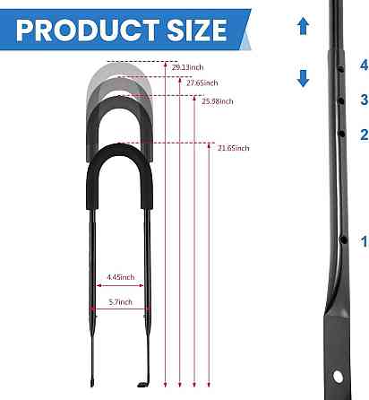 Ручка-держатель для обучения езде на детском велосипеде беговеле раздвижная 55-74см для толкания, балансировки Киев