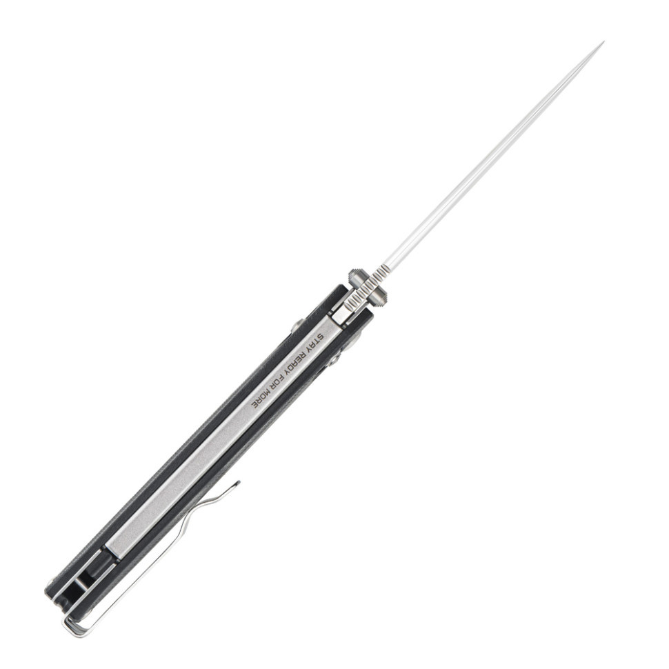 Ніж складаний туристичний SRM Terrier 258L-GB (9.3 см) D2 / G10 чорний Київ - фото 7