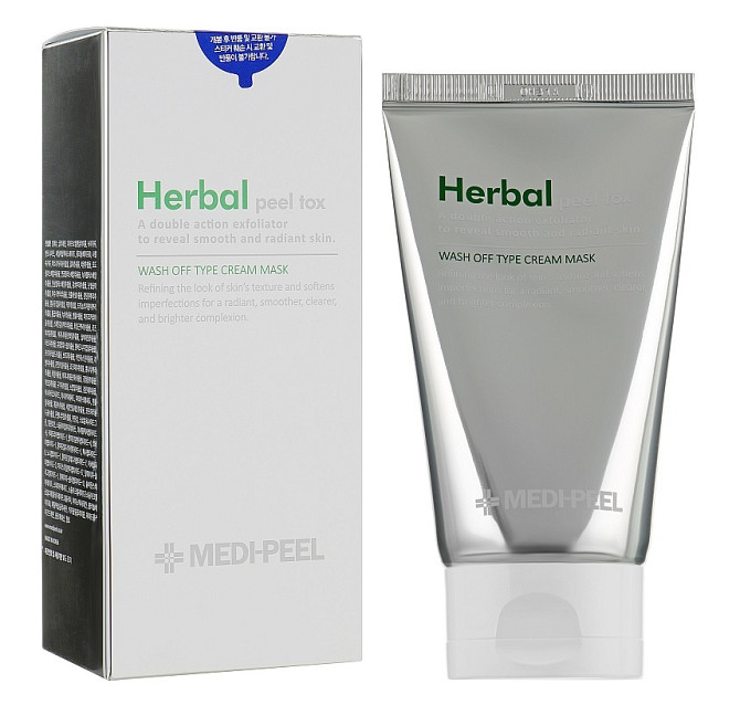 Очищаюча пілінг-маска з ефектом детоксу Herbal Peel Tox Wash Off Type Cream Mask Medi-Peel 120 мл Київ - фото 1