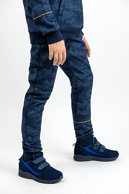 Костюм спортивний для хлопчиків, двухпредметный, "Індиго" топ Крохатушка одяг Київ - фото 3