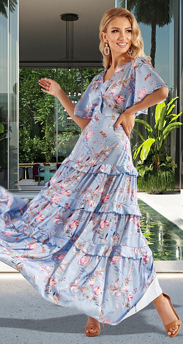 Довге шовкове плаття (42) Київ - фото 1