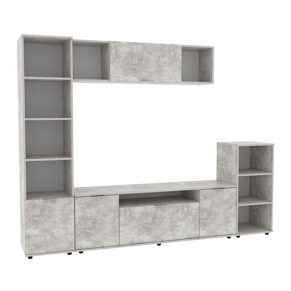 Стінка у вітальню Ketrin-4, Бетон, 2440х425х1880 Львів - фото 1