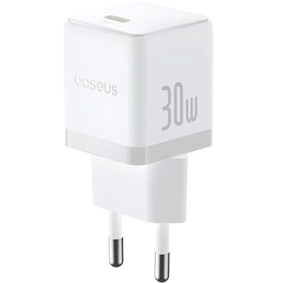 Зарядний пристрій Baseus Palm Fast Charger 1C 30W + Cable 1.0m Type-C 60W white (P10111605213-01) Вінниця - фото 3
