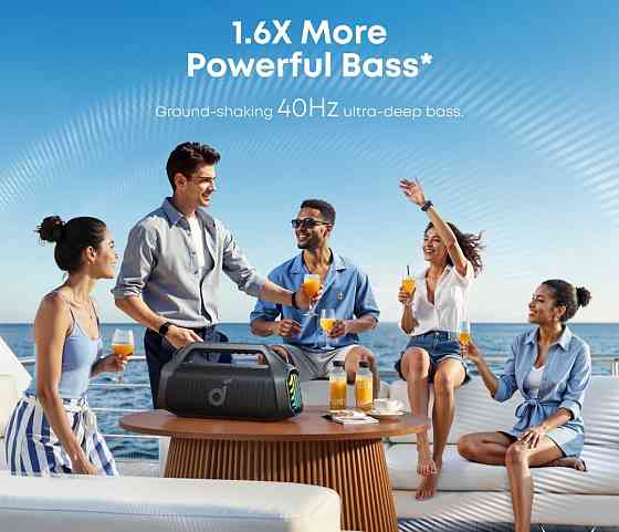 Anker SoundCore Boom 2 Plus/Pro (140 Вт) - Портативна колонка. Київ