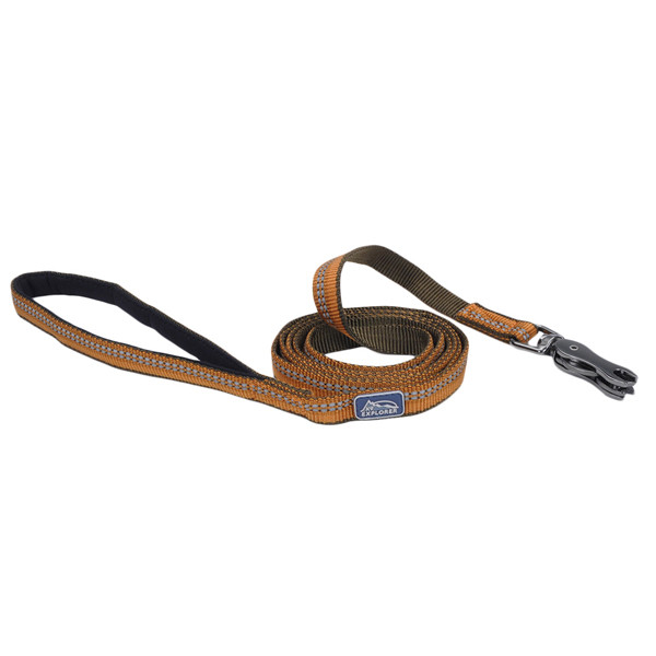 Coastal K9 Explorer Leash КОСТАЛ К9 ЭКСПЛОРЕР светоотражающий поводок для собак, 1.6смХ1.8м Киев - изображение 1