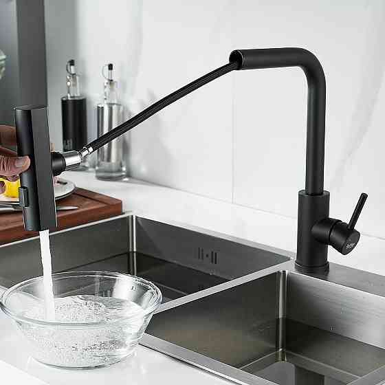 Смеситель для кухни черный (120031942) Киев