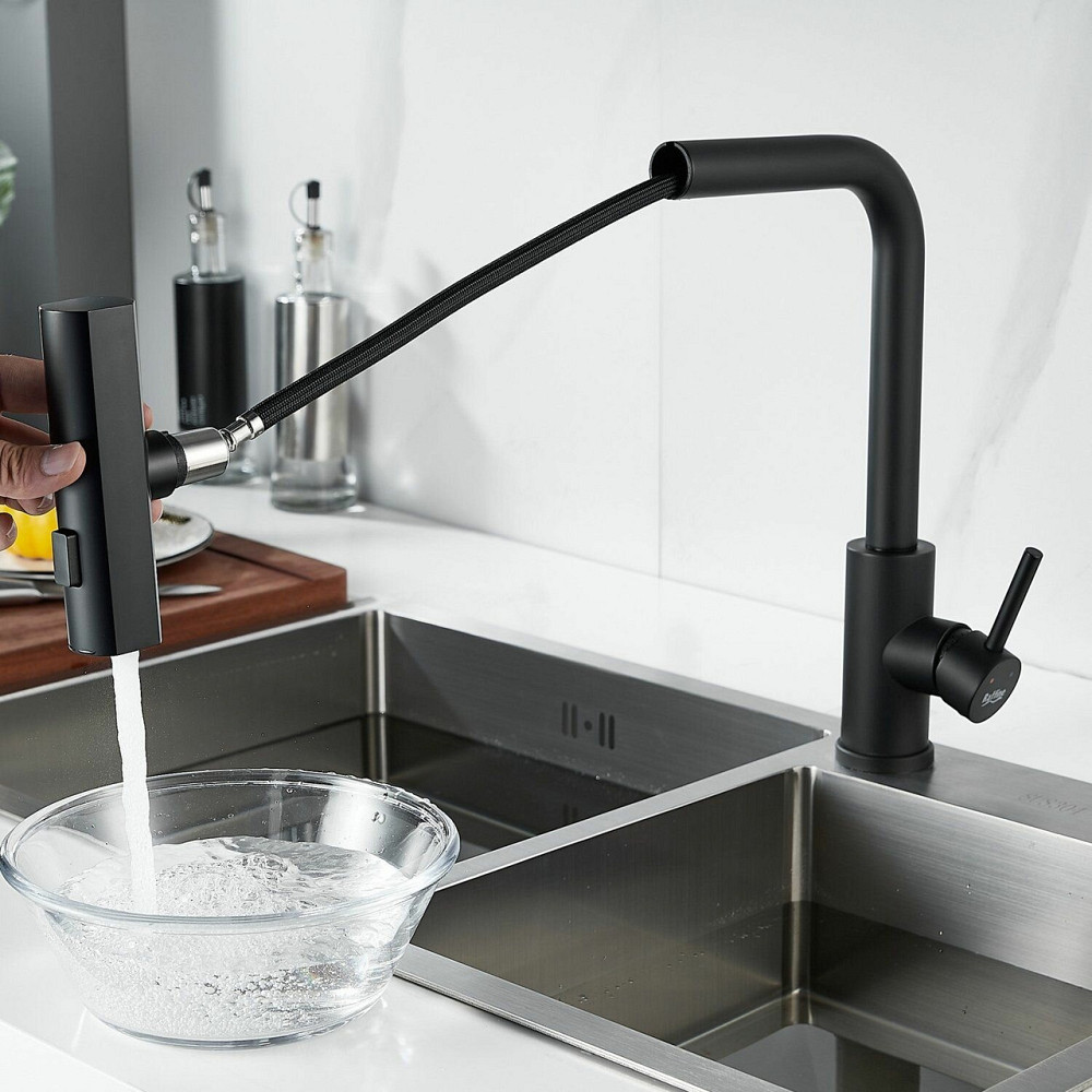 Змішувач для кухні чорний (120031942) Київ - фото 3