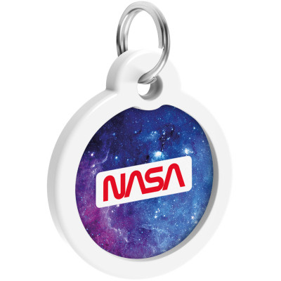 Адресник для тварин WAUDOG Smart ID з QR паспортом "NASA21", коло 30 мм (230-0148) Вінниця - фото 4