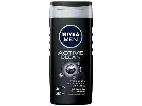 Гель для душу 250мл чол. ACTIVE CLEAN ТМ NIVEA   Solmir Київ