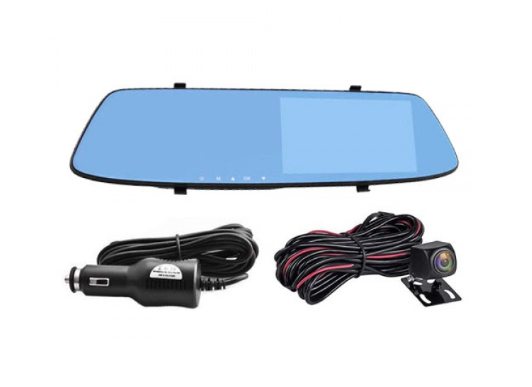Автомобильный видеорегистратор зеркало L-9003 4,3″ Touch Screen 2 камеры 1080P Full HD Винница