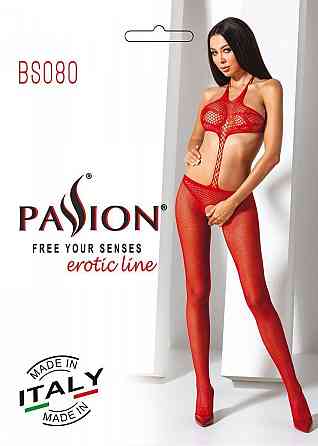 Відкритий бодістокінг Passion BS080 red Sex Aura Київ