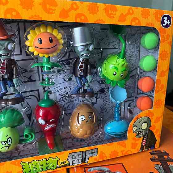 Фигурки детские Растения против Зомби с перчиком | Набор фигурок Plants vs Zombies в подарочной коробке. ( 23894 ) Харьков