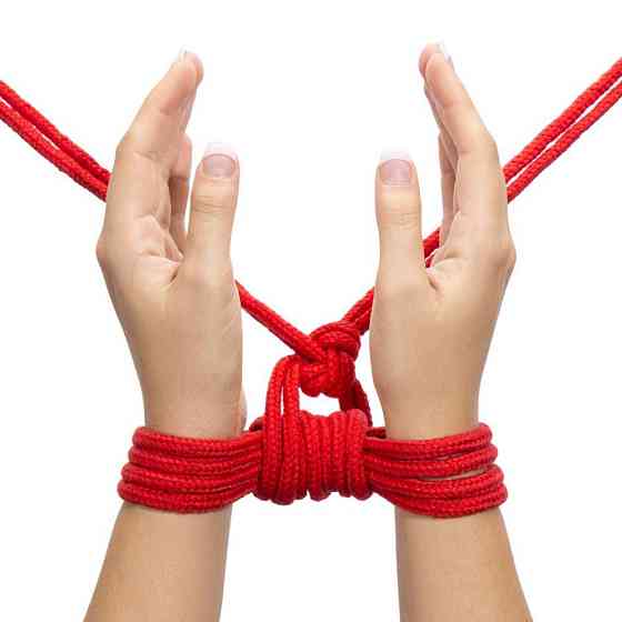 Веревка - Fetish Bondage Rope Red, 10 м Sex Aura Киев