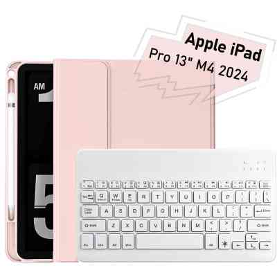 Чехол для планшета BeCover with keyboard Apple iPad Pro 13" M4 2024 Pink (713006) Винница