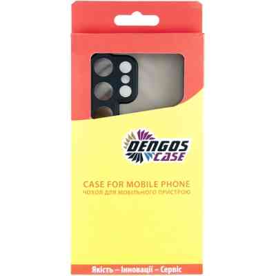 Чохол до мобільного телефона Dengos Kit Samsung Galaxy S25 Ultra Matte + glass (Black) (DG-KM-144) Вінниця