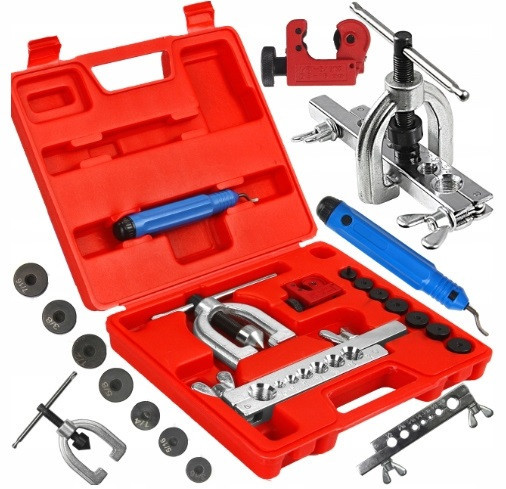 Набор для вальцовки и развальцовки труб или трубок 11 элементов в кейсе Mar-Pol (M57751C) Нововолынск - изображение 1