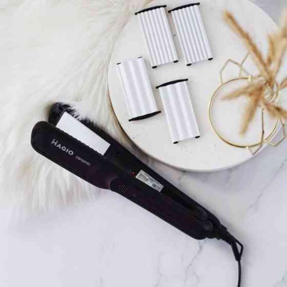 Укладання волосся випрямлення MAGIO MG-722, Праска для вирівнювання зачіски, Праска-випрямляч потужна DP-12 Львів