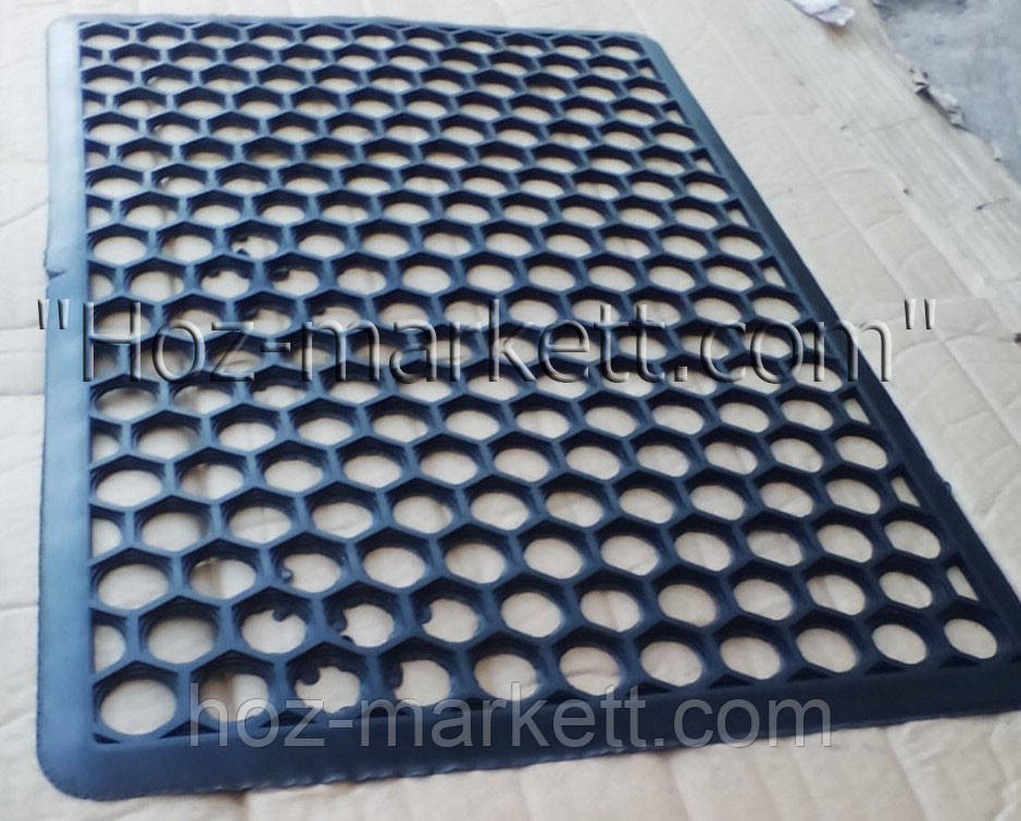 Коврик 60 см х 40 см х 0.5 см резиновый сотами Харьков - изображение 5