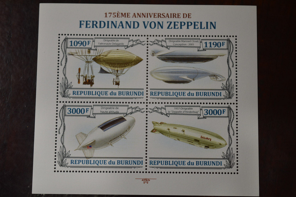 Бурунді. Марки. Блок. (А-39) Полтава - фото 1