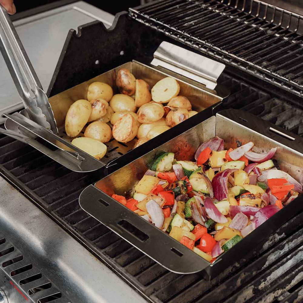 Набір вок-кошиків для гриля SANTOS, нержавіюча сталь 237253 Код: 011608 Рівне - фото 2