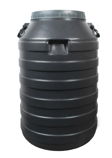 Бочка 80л пластиковая техническая черная, широкая горловина бочка для воды Днепр - изображение 2