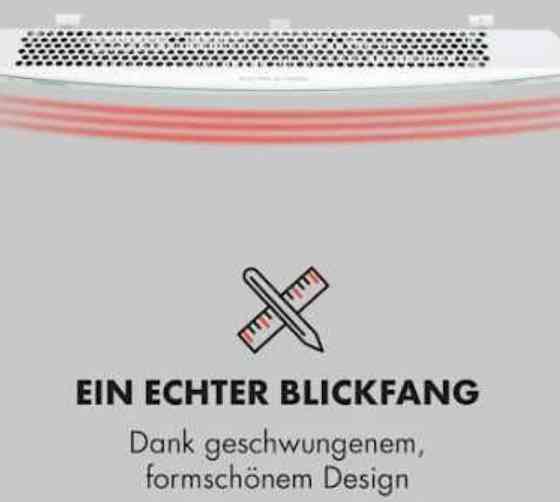 Вигнутий сенсорний конвектор нагрівач Klarstein Київ